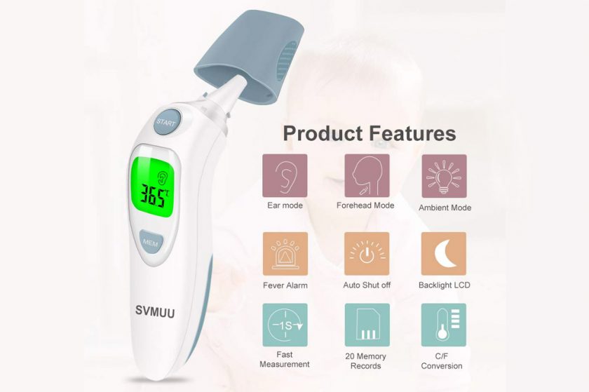 termometro digital frente y oido svmuu 4 en 1 para bebé precio analisis review comprar en amazon opiniones