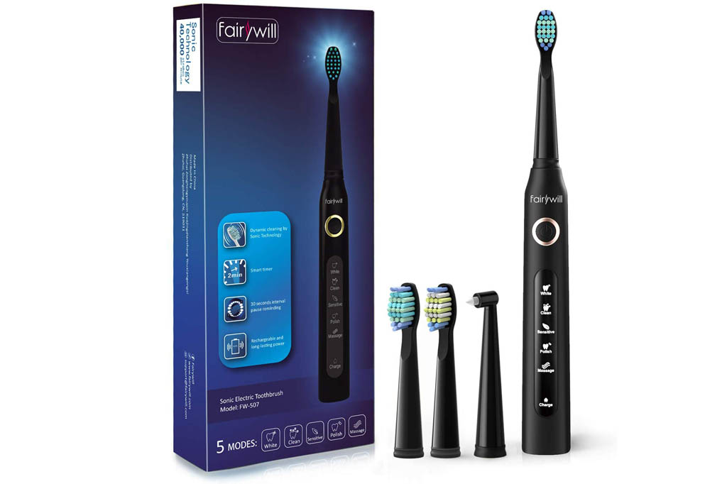 comprar cepillo de dientes electrico sonico fairywill al mejor precio oferta el más vendido calidad precio