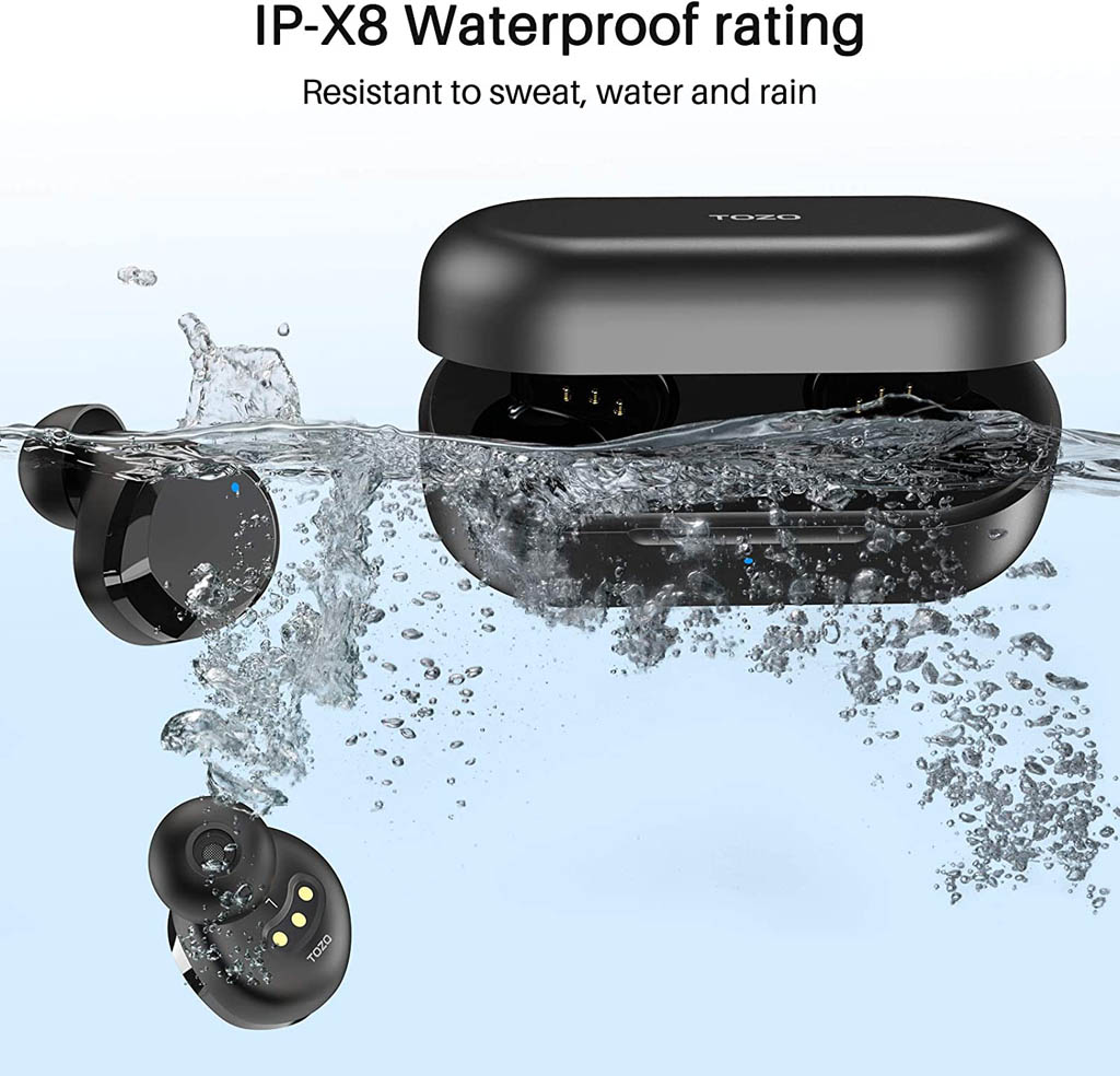 tozo t12 ipx8 resistentes al agua